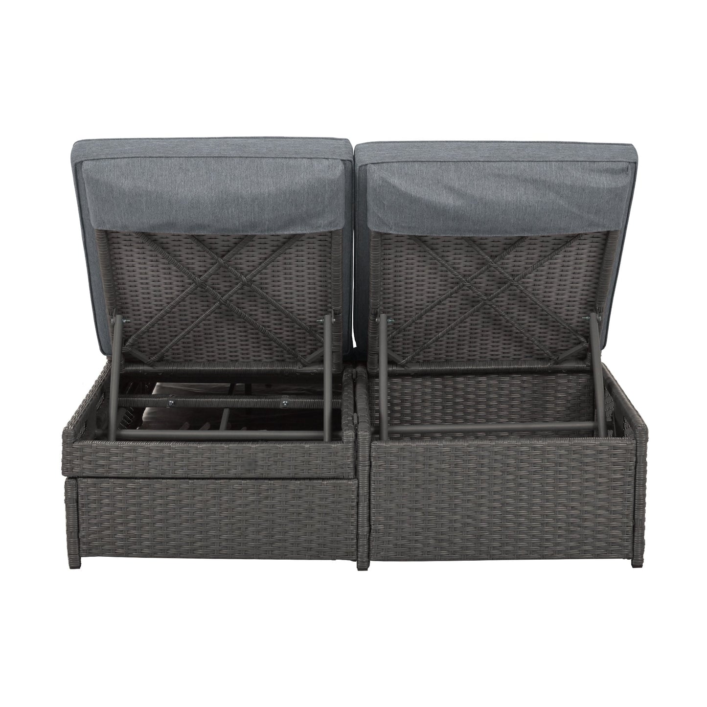 Wicker Rattan Sun bed