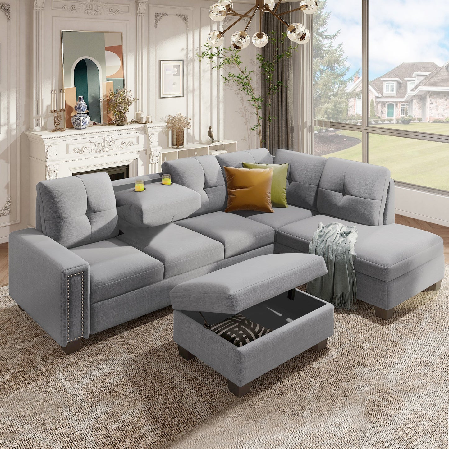 Reversible Sectional Sofa