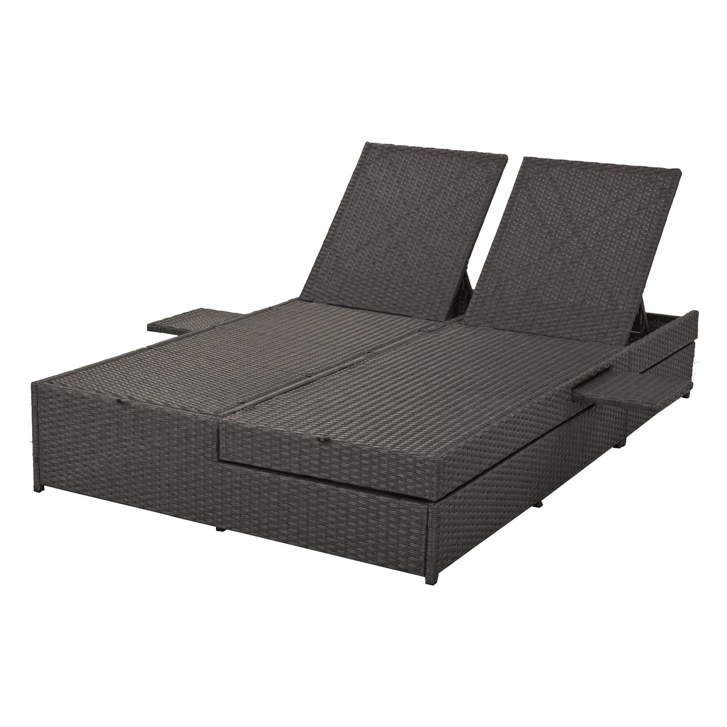 Wicker Rattan Sun bed