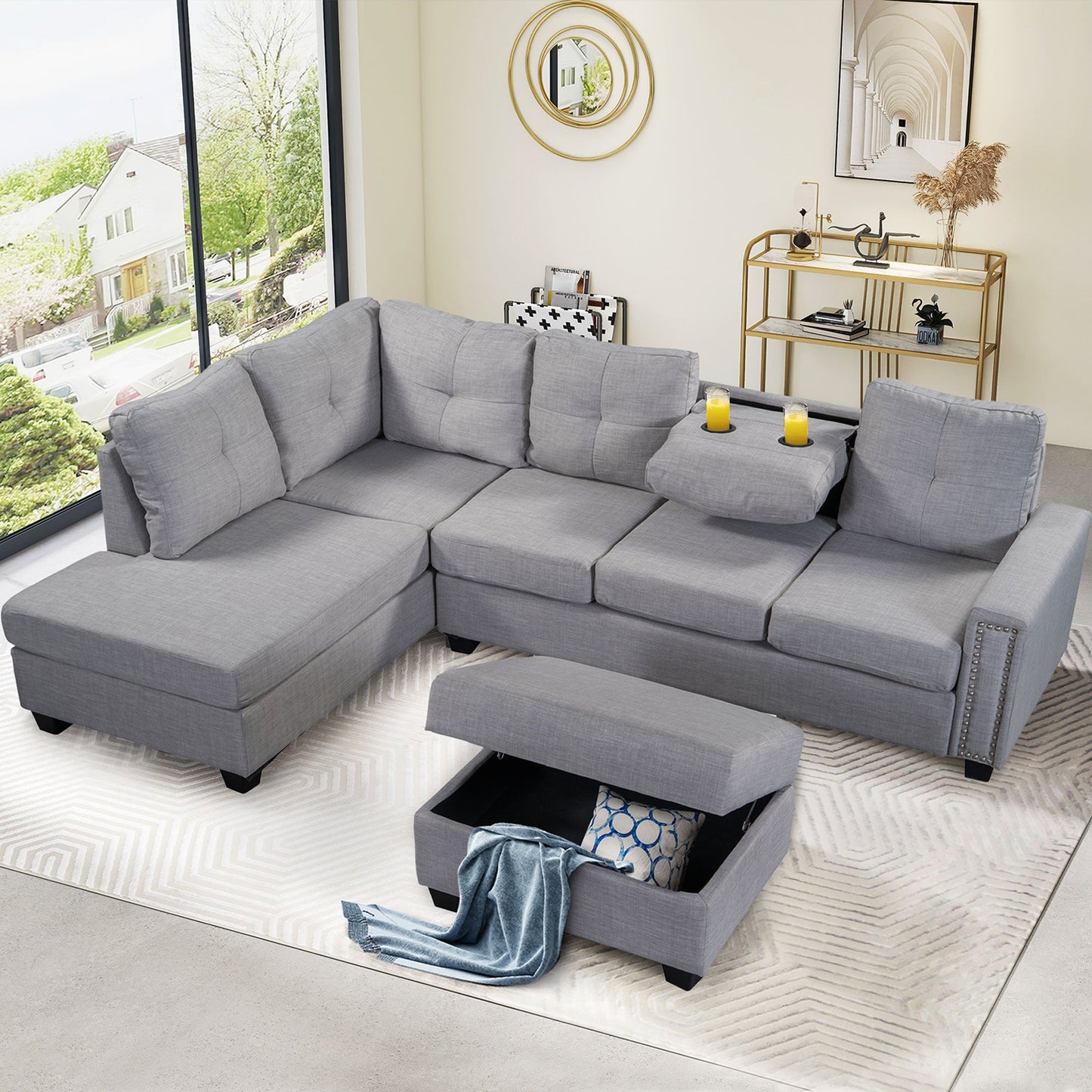 Reversible Sectional Sofa