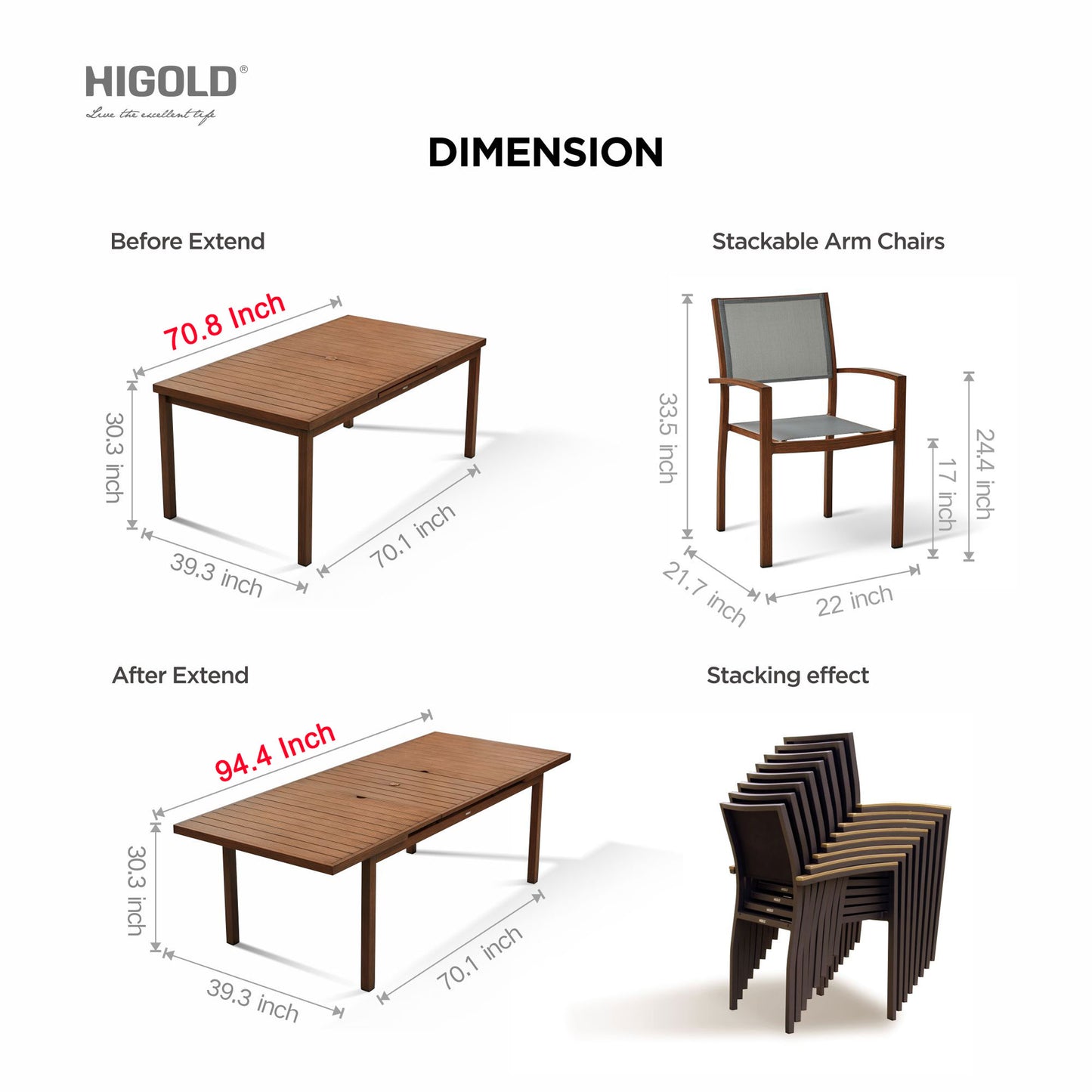 Carlo Patio Dining Set