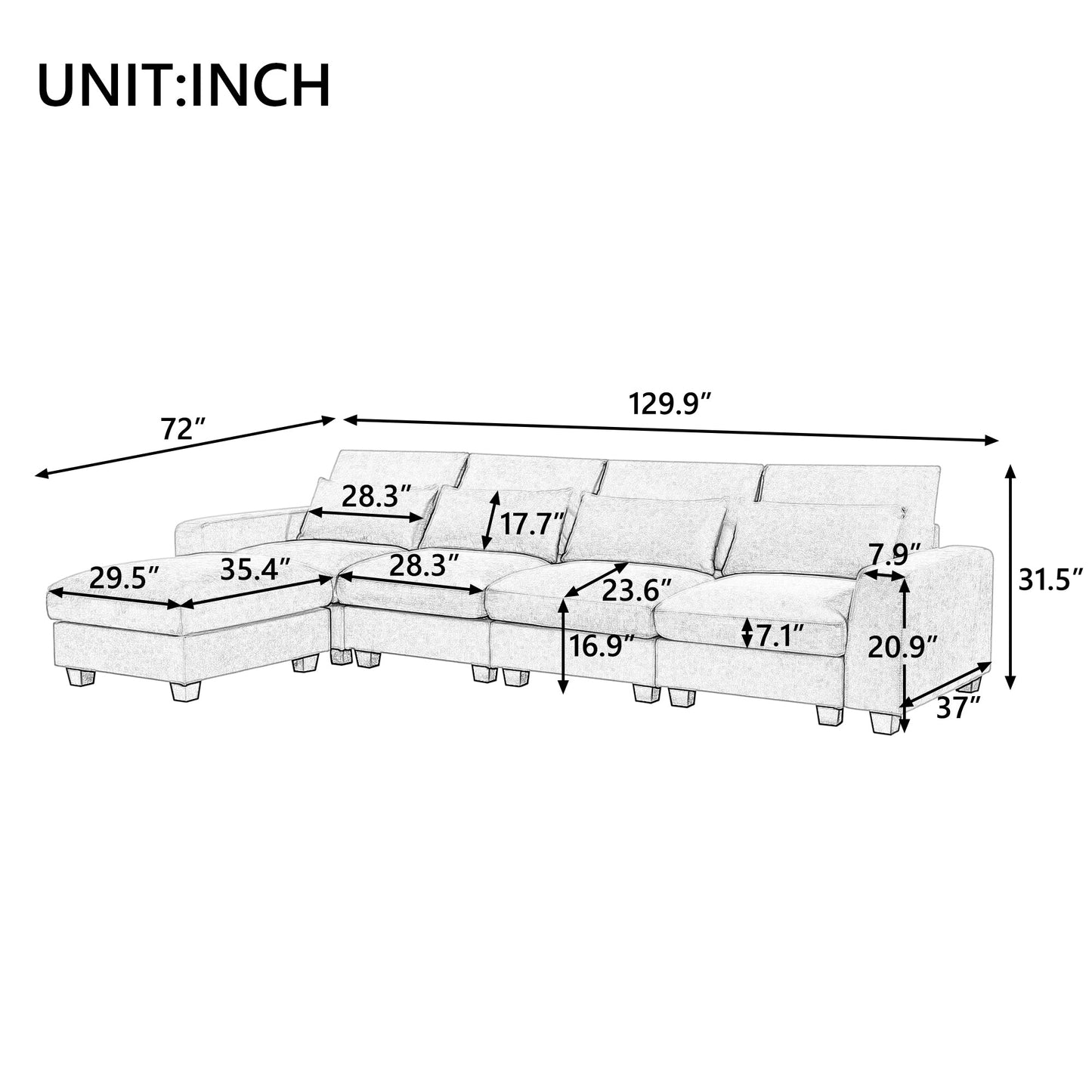 Modern Sectional Sofa