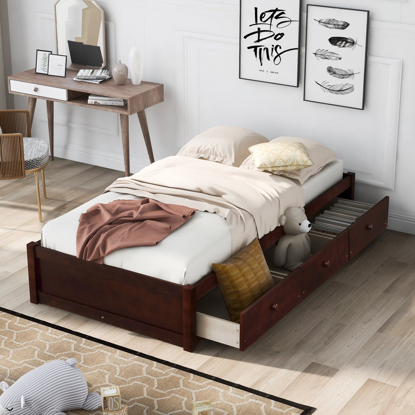 Orisfur Storage Bed